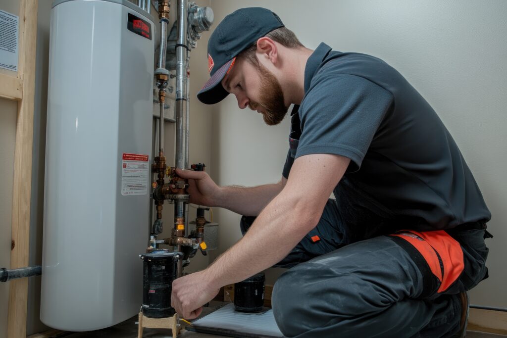 Residential water softener setup in Amsterdam NY